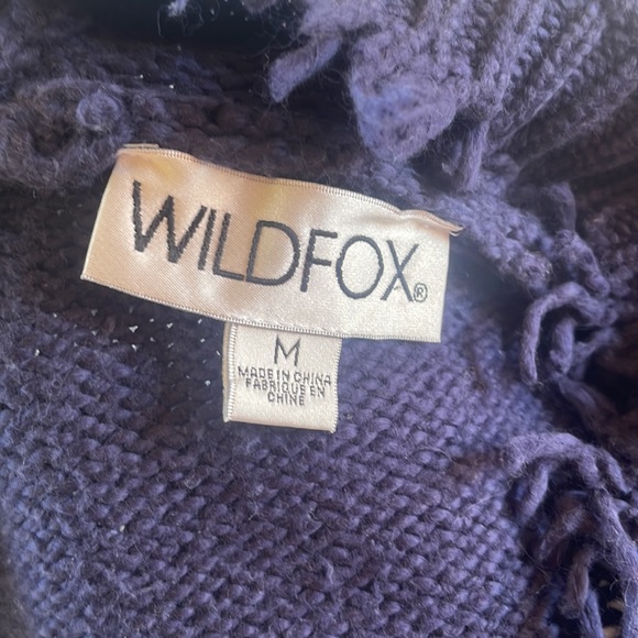 SOLD- Wildfox Palmetto Stars Navy Sweater - Picture 3 of 5